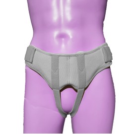 Solace Care Inguinal Hernia Support Truss Brace Belt with Removable Pressure Pads | Single or Double Reducible Inguinal Ruptures | Unisex | Pre/Post Surgery | Reduce Overstrain & Exertion (Large)