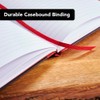Black n' Red A4 Casebound Notebook - Plain