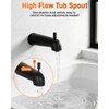 Compatible with moen Matte Black Shower Trim Kit, Dual Shower
