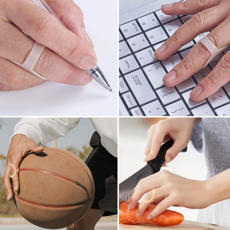 Finger Splint Kits 9 Pcs Oval Finger Splints & 3
