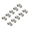 PATIKIL 5.3x6mm Wire Rope Clips, 20 Pcs Steel Cable Clamps
