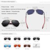 KINGSEVEN Classic Polarized Sunglasses for Men Women Retro Aluminum magnesium