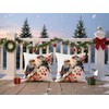 Doobicy Christmas Robin Bird Pillow Covers 18x18 Set of 2
