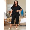 Heat Move Plus Size Pajamas Sets for Women 2 Piece