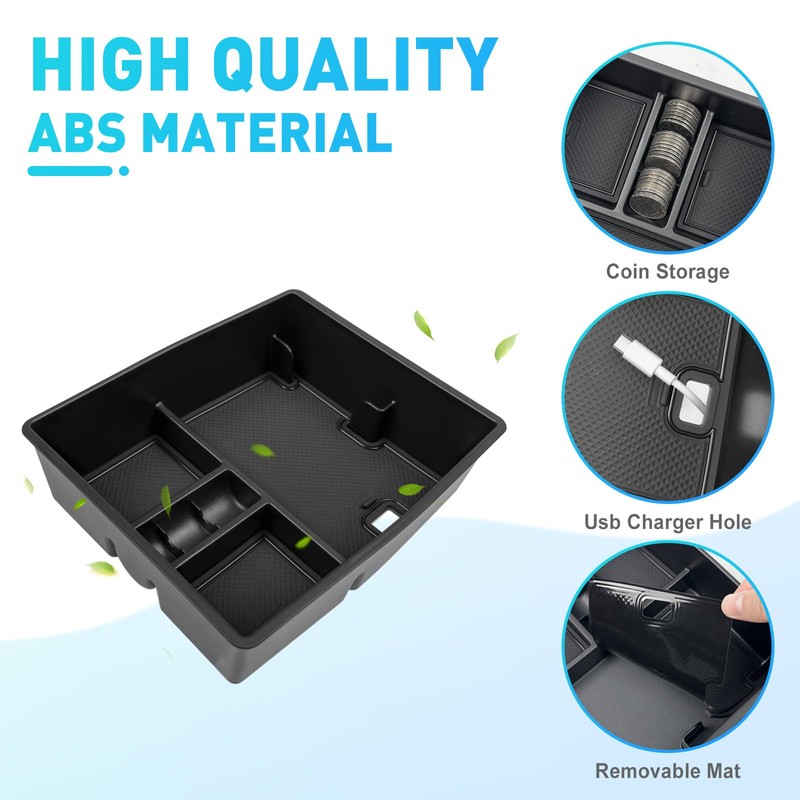 Titibett Center Console Organizer Tray Fits for 2024-2025 Toyota Tacoma