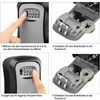 Key Safe with Number Code, Key Cabinet with 4 Digit