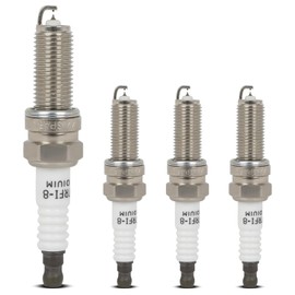 ROADFAR Platinum Iridium Spark Plugs 93175 for Honda CR-V,Civic,Accord,Crosstour & for Hyundai Elantra,Elantra Coupe/GT,Sonata,Santa Fe,Santa Fe Sport,Tucson,Venue & for Kia Soul Set of 4