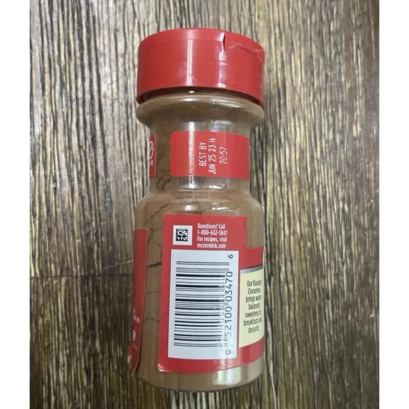 McCormick 1 McCormick Roasted Cinnamon 1.75 oz Discontinued