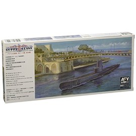 USN Guppy IB Class Submarine Italian Navy SS Leonardo Da Vinci 1-350 AFV Club