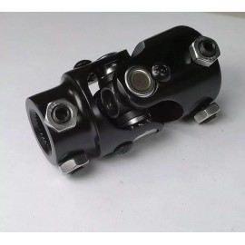 espeedpro21 3/4"-30 Spline X 1" DD BLACK Coated Steering Universal Steering Single U Joint