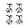 2 Pairs Adjustable Magic Earring Lifters Hypoallergenic Earring Backs Love
