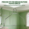4 Pk Grille Spring Clips for Broan-NuTone FG701S Bathroom Exhaust