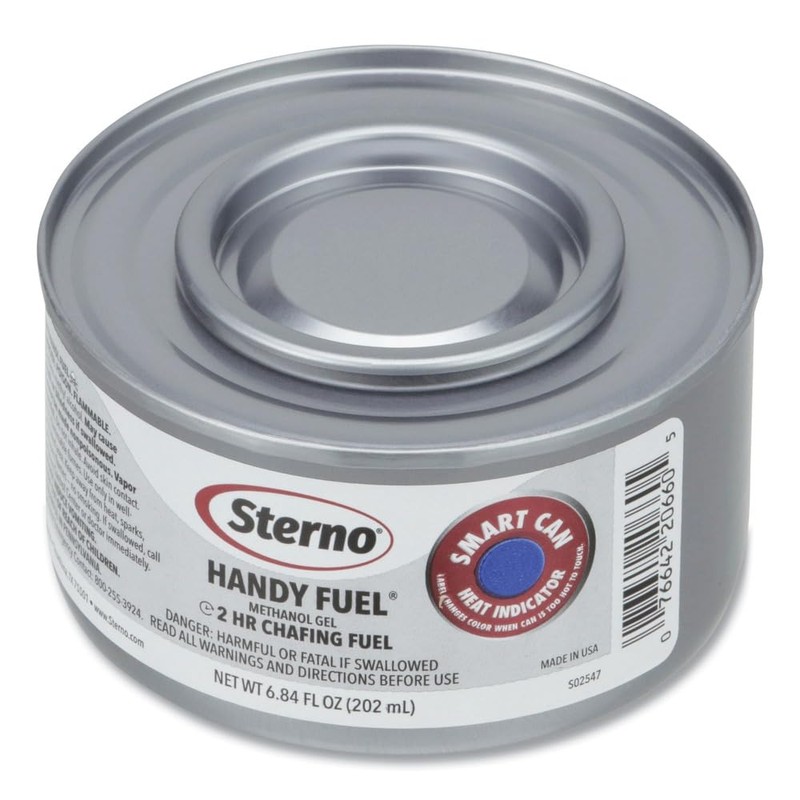 Sterno 20660 Handy Fuel Methanol Gel Chafing Fuel, 6.7 Oz,