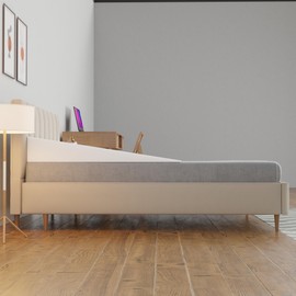 Greaton, Extra Wide Bed Wedge Pillow | Body Support Sponge | Tringle Incline Cushion to Elevate Upper Body | Good for Neck Pain, Snoring, Acid Reflux, 40 x 20 x 4, White