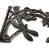 Oakcrafts Small Antique Iron DRAGONFLY Plant Hanger