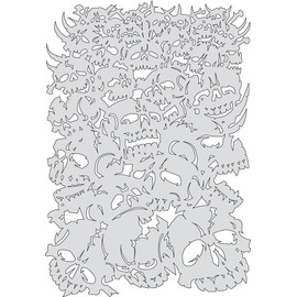 Artool Freehand Airbrush Templates, Curse Of Skull Bonz