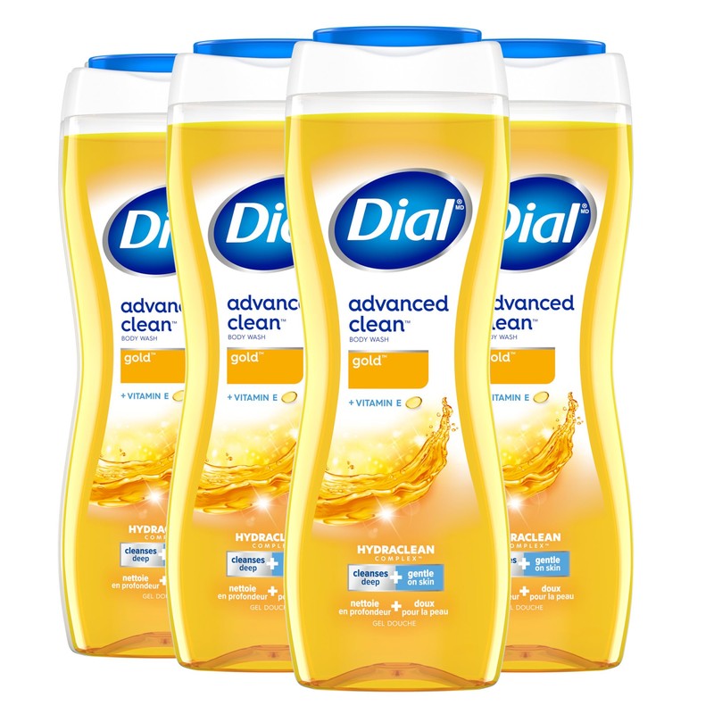 Dial Body Wash, Advanced Clean Gold, 16 Fl Oz, Pack