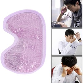 Mascarilla Refrescante para Ojos, Mascarilla de Gel Reutilizable para Ojos, Paquete de Hielo de Gel para Ojos Hinchados, Ojeras, Antifaz para Dormir con Migraña para Hombres y (Morado Oscuro)