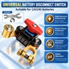 Car Battery Disconnect Switch for Vehicle Storage – Rotating Battery