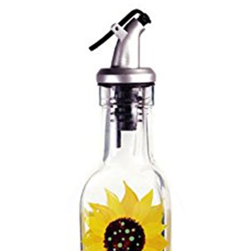 Grant Howard Glass Sunflower Oil & Vinegar Bottle