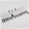 Baluue 20pcs Makeup Brush Set White Eyeliner Brush Portable Eye