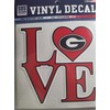 Georgia 6" "LOVE" w/"G" Vinyl Decal