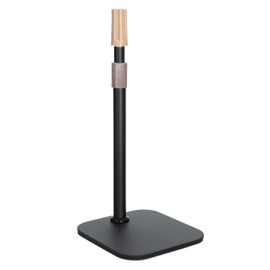 VEELTRAS Wig Stand Scalable Mannequin Head Stand Reinforced Metal Mannequin Head for Cosmetology Hairdressing Training(black)