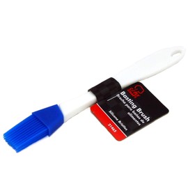Chef Craft Select Silicone Basting Brush, 8.5 inches in length, Blue/White