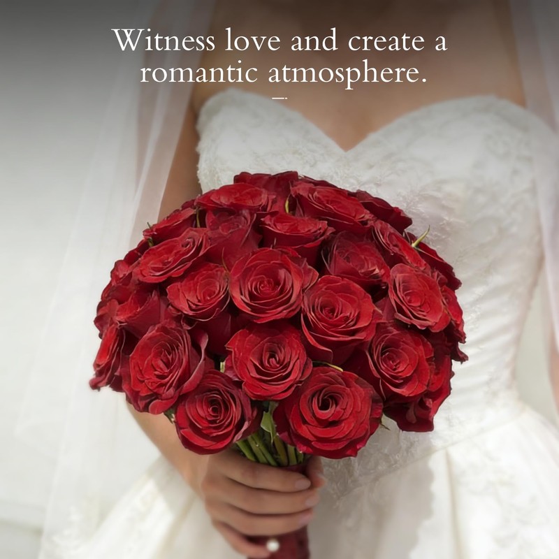 60 Pcs Wine Red Artificial Roses Bulk for Wedding Decor