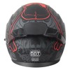 SPARK Adult Modular Motorcycle Helmet Dot Certified Flip-Up Dual Visor