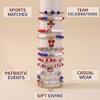 12pcs USA Soccer Charm Bracelet Set for Football Fans