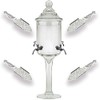 Amehla Absinthe Fountain and Spoon Set - Glass Pearl Bubble