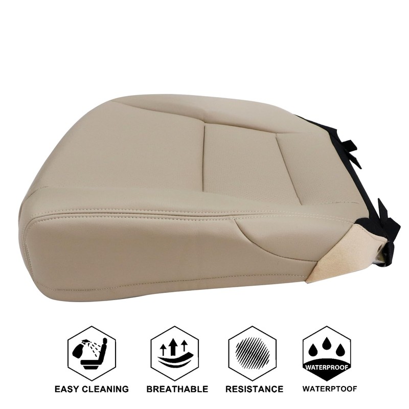 NLQR Front Driver and Passenger Side Bottom Replacement Seat Covers