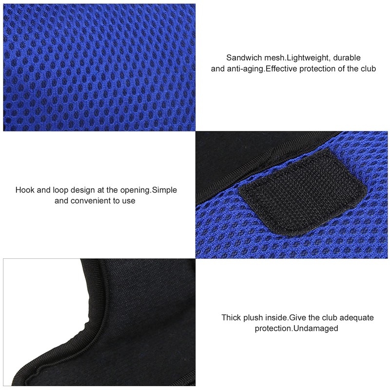 equlup Hook and Loop Customized for Golf Mallet Putter Covers