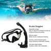 Snorkel Diving Goggles Portable Folding Silicone Full Dry Top Snorkel