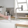 Kitchen Faucets with Water Filter and Pull Down Sprayer,Waterfall Kitchen
