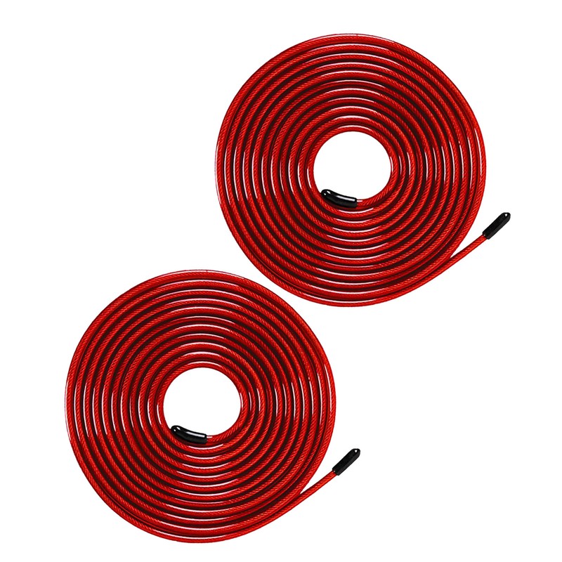 2 Pcs Jump Rope Spare Cable 300cm Length Skipping Rope