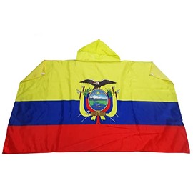 AZ FLAG - Ecuador Flag - 150 x 90 cm - Cape Ecuadorian Flag 100% Polyester with Integrated Sleeves - Body Flag High Quality - 80g