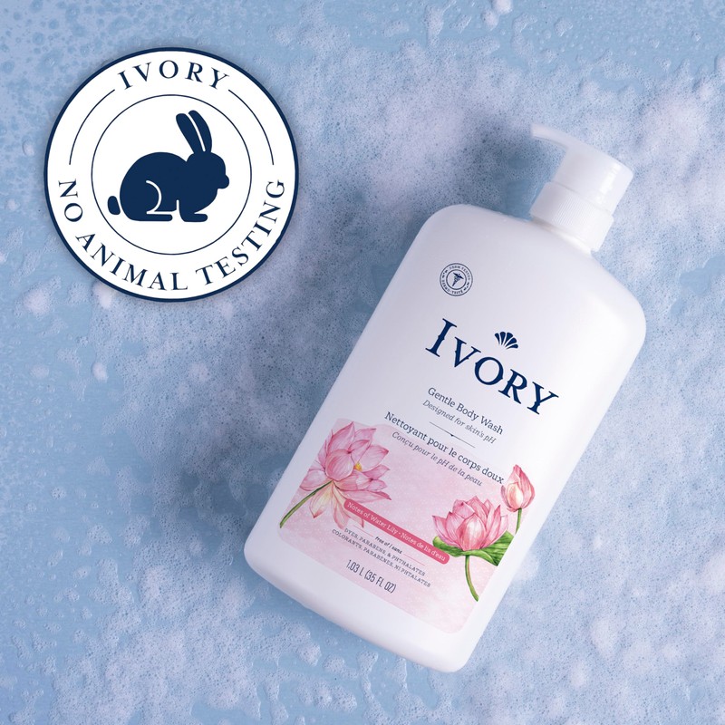 Ivory Body Wash, Designed for the Whole Family, Gentle Formula,