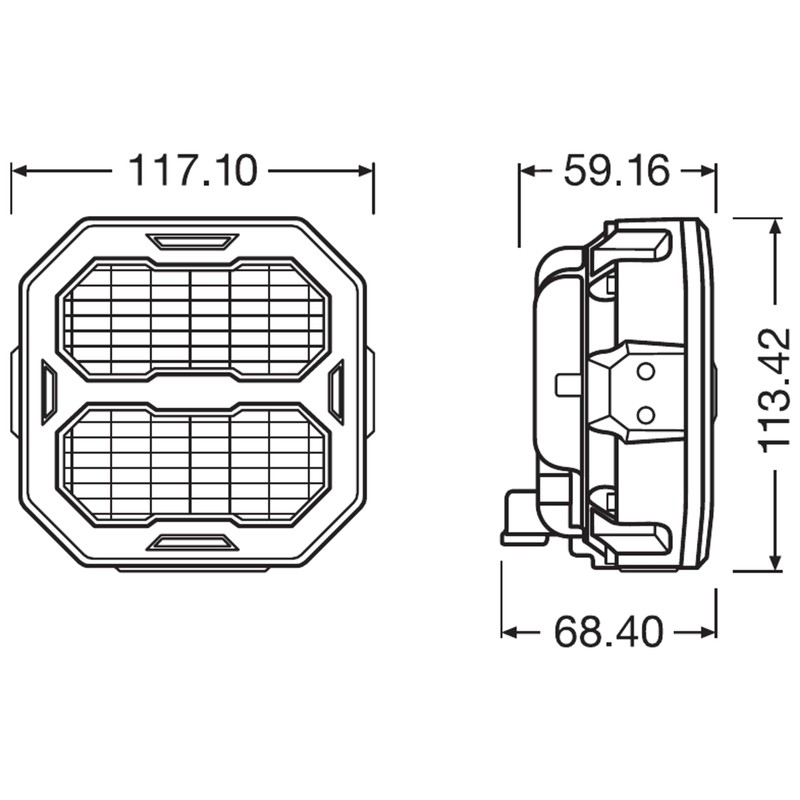 OSRAM LEDriving® Cube PX2500 Flood, LEDPWL107-FL, Off Road, LED Work