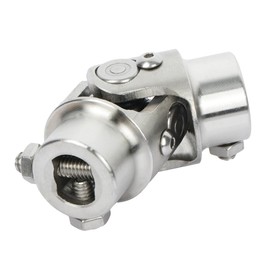 ROADFAR U Joint Universal Steering Shaft U Joint Coupler 3/4" DD * 3/4"-30 Spline Black Single U-Joint Shaft 83mm