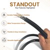 Corrugated Wire Tube Cable Protection Pipe Slit Flexible Car Tubing/Trunking