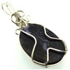 Tiffany Stone Gemstone Sterling Silver Wire Wrapped Pendant