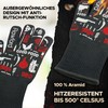 Rawford Grillhandschuhe, Ofenhandschuhe Hitzebeständige bis zu 500 ° C, Premium