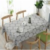 Aeici Square Table Cloth 140x140 Kitchen Table Cloth Cotton Tablecloth