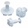 KitchenCraft Sweetly Does It Pansy Fondant Plunger Cutters, Set of