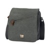 Troop London TRP0238 Classic Canvas Across Body Bag Green