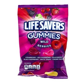 Lifesavers Gummies Wild Berries (Pack of 12 Bags) - 7 oz