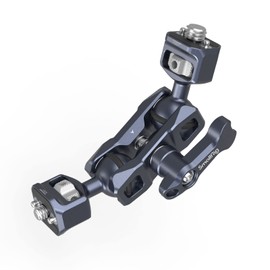 SmallRig Articulating Magic Arm with 3/8"-16 Locating Pins for ARRI and 1/4"-20 Screw (with Retractable Pins), 360 Degree Rotation Max Load 5.5kg Magic Arm for Monitor Mic Lighting - 3874