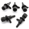DGZZI Aquarium Air Pump Valve 5PCS Black 2 Way Fish